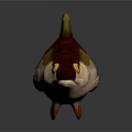 Colorful Cartoon Fish With Yellow Eyes Red Yellow Purple Fins And Tail