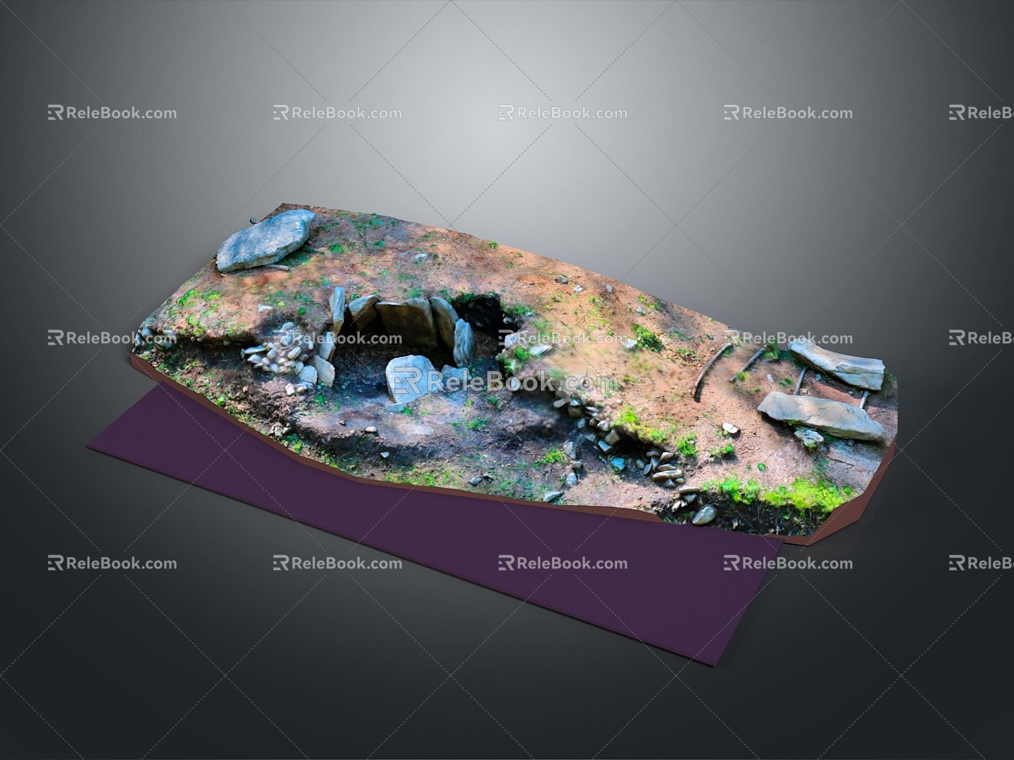 Cave Mountain Cave Cave Realistic 3d model