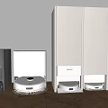Intelligent Sweeping Robot Sweeping and Towing All-in-One Sweeper Sweeping Machine 3d model