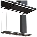 Modern Kitchen Appliances With Range Hood Built In Oven And Stainless Steel Cooktop