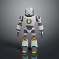 Robot Assistant Small Robot Butler Robot Butler Figure Game Figure 3d model