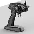 Black Game Controller With Ergonomic Grip Knob And Stable Base Design For Gaming