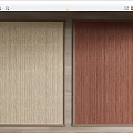 Woven Square Rugs In Beige And Brown Colors For Interior Floor Decor