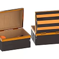 Storage Box Storage Box Wooden Box Toy Box 3d model