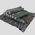Wood pile trees wood firewood stump scanning stump root tree old tree dead tree scanning tree 3d model