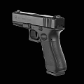 Modern Black G17 Pistol From Austria With 9x19 Caliber And Tactical Design