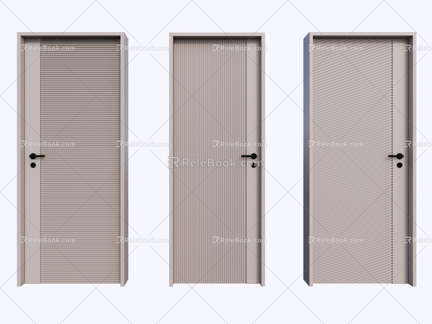 Modern Home Door 3d model