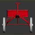 Vintage Red Spearhead Wagon With White Wheels Metal Body And Classic Design