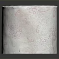 White Toilet Paper Roll With Pink Decorative Patterns And Soft Texture 3d model