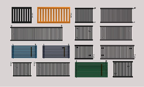 Modern Radiator 3d model