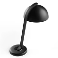 Modern Green Shade Desk Lamp With Silver Arm And Black Base Design