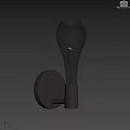 Modern Table Lamp With Sleek Metal Design Clear Glass Bulb Round Base And 180 Rotation Feature