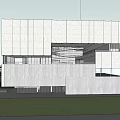 Modern Museum Architecture Shanghai Museum East 3d model