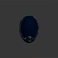 Stylish Blue Safety Helmet Featuring Glowing Pattern And Transparent Face Shield