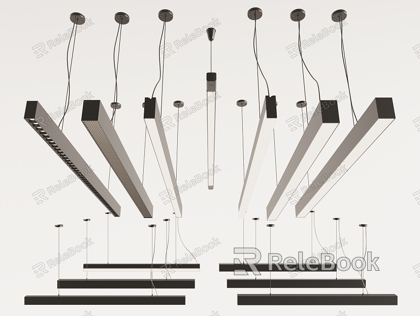 Office lamps and lanterns strip lamp station chandelier lighting lamp strip chandelier model