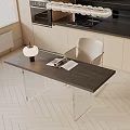 Modern table combination 3d model