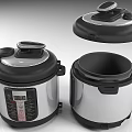 Electric Pressure Cooker With Stainless Steel Digital Control Panel And Removable Inner Pot Kitchen Appliance