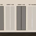 Different Types of Glass Wardrobe Doors with Gray White and Ribbed Glass Designs