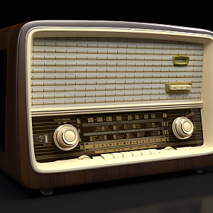 Retro Radio Retro Radio Appliances Daily Vintage 8090 s Nostalgia 3d model