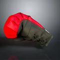 Red and Black Leather Boxing Gloves For Sports Training And Fitness Activities