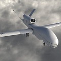 RQ4B Global Hawk unmanned reconnaissance aircraft military drone 3d model