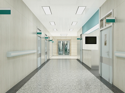 Modern Aisle Hospital Aisle model