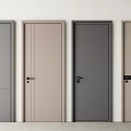 Modern Hinged Doors Collection Featuring Diverse Styles Colors And Designs 3d model