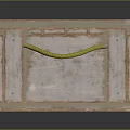 Wooden Crate With Green Cross Symbols Yellow Straps Secured Medical Storage