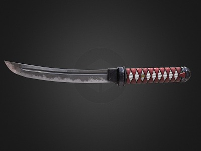 Samurai sword Deadpool sword machete bayonet model