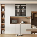 Home Shoe Cabinet SU Model 3d model