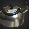Modern Stainless Steel Kettle With Ergonomic Handle And Shiny Finish For Home Use