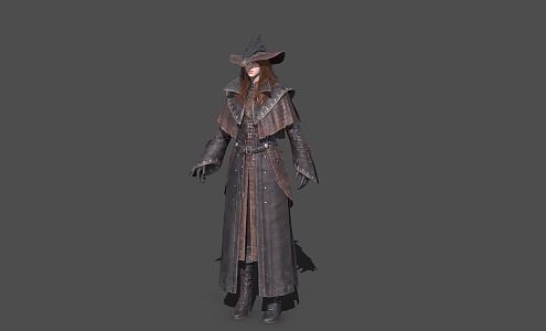 Magician Summoner 3d model