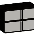 Modern Nightstand with Two Textured Drawers and Sleek Wooden Finish for Bedroom Furniture
