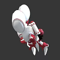 modern robot 3d model