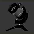 Advanced Astronomical Telescope With Stable Tripod Stand And Metallic Design