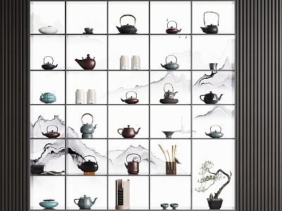 New Chinese Tea Set model