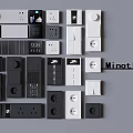 Modern Black And White Switch Panels With Various Sleek Designs For Home Use