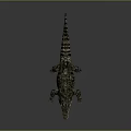 Crocodile Alligator Nile Crocodile carnivore reptile cold-blooded animal reptile 3d model