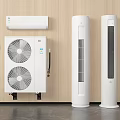 Modern Air Conditioner Air Conditioner Air Conditioner External Vertical Air Conditioner 3d model