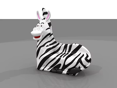Modern Public Chair Naughty Castle Zebra Seat 3d model Modern Public Chair Naughty Castle Zebra Seat 3d model