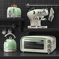 Modern Kitchen Appliances 3d model