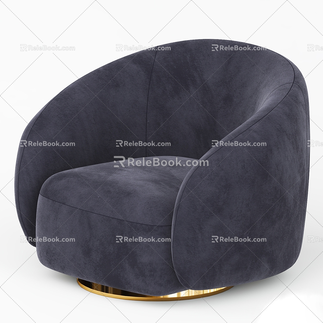 modern armchair 3d model