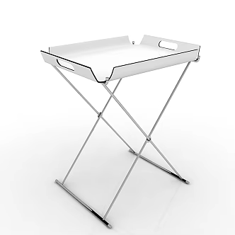 Modern Minimalist Metal Coffee Table 3d model