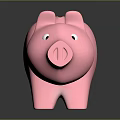 Piggy Bank Piggy Bank Piggy Bank Box Realistic 3d model