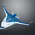 Airbus ZEROe Future Concept Aircraft With White Blue Yellow Livery And Unique Wing Design