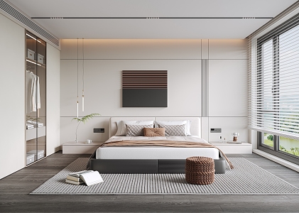 Modern Bedroom 3d model