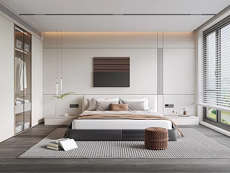 Modern Bedroom 3d model