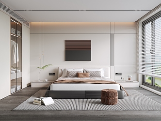 Modern Bedroom 3d model