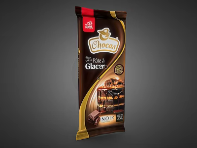 Chocosa Noir Chocolate Glaze Paste Delicious Premium for Dessert Baking Needs 3d model