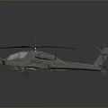 Detailed Military Camouflage Helicopter With Rotors And Weapon Systems